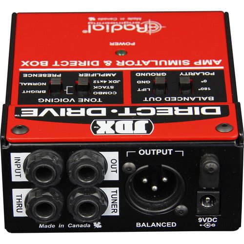  Radial Engineering JDX Direct Drive Amp Simulator and DI Box