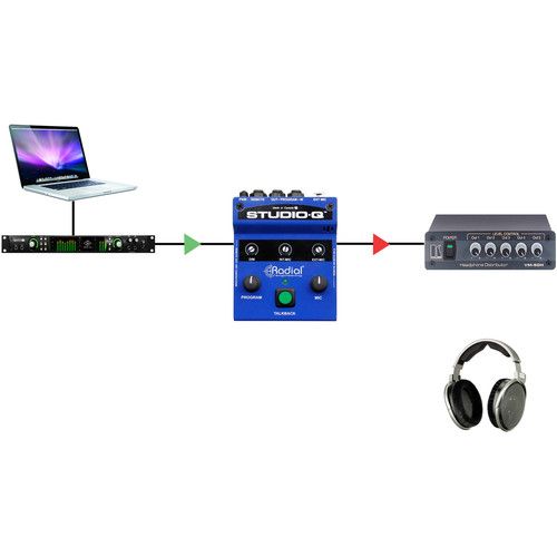  Radial Engineering Studio-Q Talkback Interface with Built-In Mic