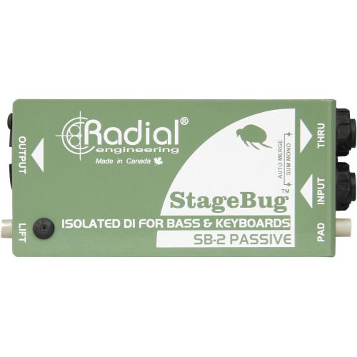  Radial StageBug SB-2 1-Channel Passive Instrument Direct Box