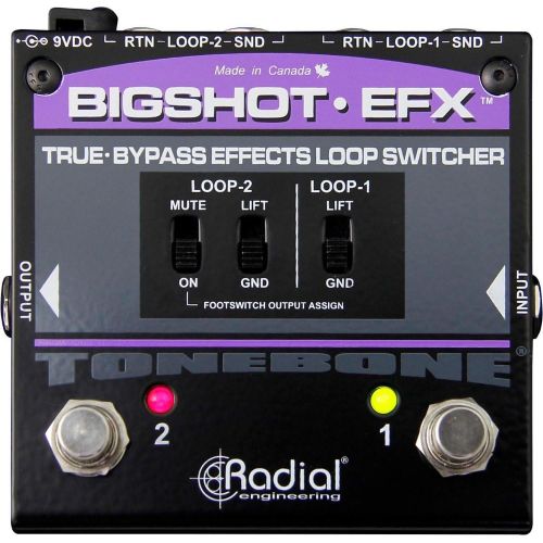  Radial Engineering Big Shot Effects Loop Switcher Pedal