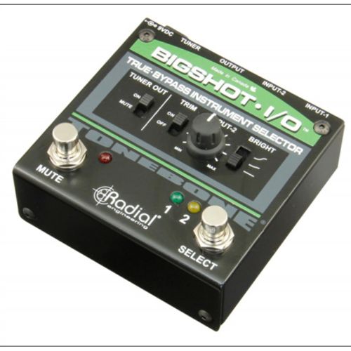  Radial Engineering Big Shot i/o True Bypass Instrument Selector Pedal