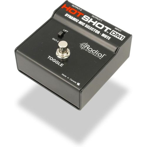  Radial Engineering HotShot DM1 Microphone Signal Muting Footswitch