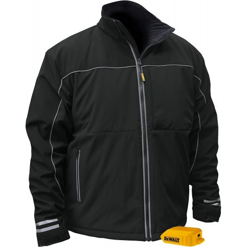  DEWALT DCHJ072B Heated Lightweight Soft Shell Jacket,Black,Small
