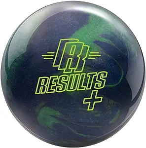 Radical Bowling Products Results Plus Bowling Ball - Emerald Green/Midnight Blue 15lbs