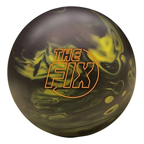  Radical The Fix Bowling Ball, BlackYellow, 15 lb