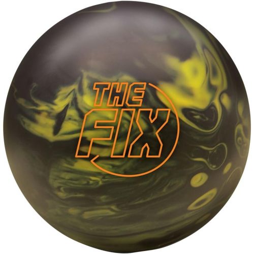  Radical The Fix Bowling Ball, BlackYellow, 15 lb