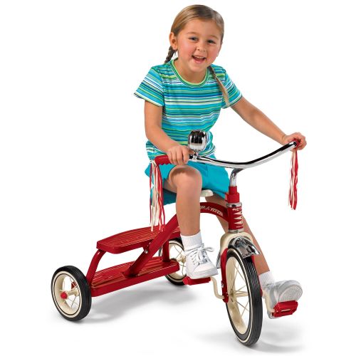  Radio Flyer Classic Dual-Deck Tricycle, Red