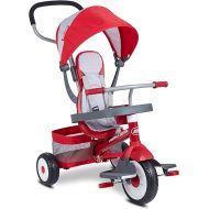 Radio Flyer 4-in-1 Stroll 'N Trike, Toddler Trike, Red Tricycle for Ages 1-5, Toddler Bike
