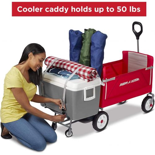  [아마존핫딜][아마존 핫딜] Radio Flyer 3-In-1 Tailgater Wagon, Red (Amazon Exclusive)