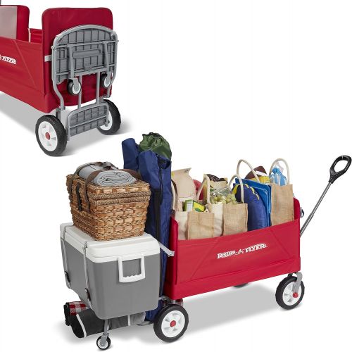  [아마존핫딜][아마존 핫딜] Radio Flyer 3-In-1 Tailgater Wagon, Red (Amazon Exclusive)