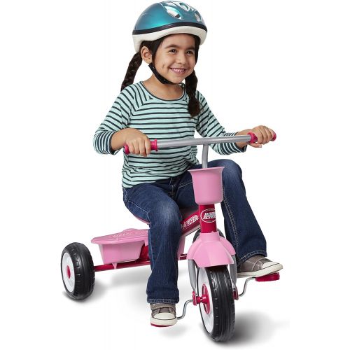  [아마존베스트]Radio Flyer 4-in-1 Stroll N Trike Pink