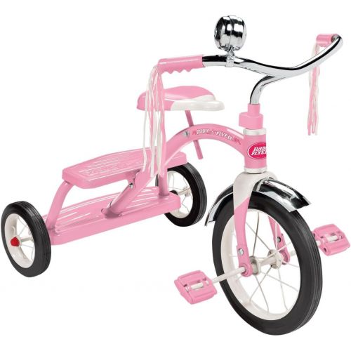  [아마존베스트]Radio Flyer Classic Pink Dual Deck Tricycle