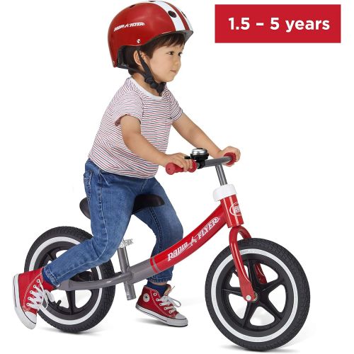  Radio Flyer Air Ride Balance Bike, Toddler Bike, Ages 1.5-5 (Amazon Exclusive) (808Z)