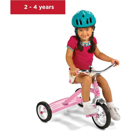  Radio Flyer Classic Pink 10 Tricycle, toddler trike, ages 2-4