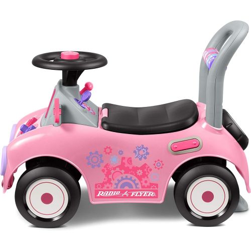  [아마존베스트]Radio Flyer Creativity Car, Sit to Stand Toddler Ride On Toy, Ages 1-3