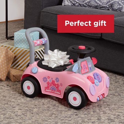  [아마존베스트]Radio Flyer Creativity Car, Sit to Stand Toddler Ride On Toy, Ages 1-3