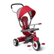 Radio Flyer, 4-in-1 Stroll n Trike, Grows with Child, Red