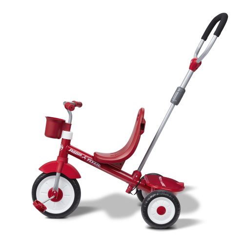  Radio Flyer, 4-in-1 Stroll n Trike, Grows with Child, Red