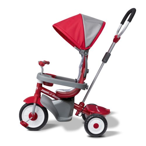  Radio Flyer, 4-in-1 Stroll n Trike, Grows with Child, Red