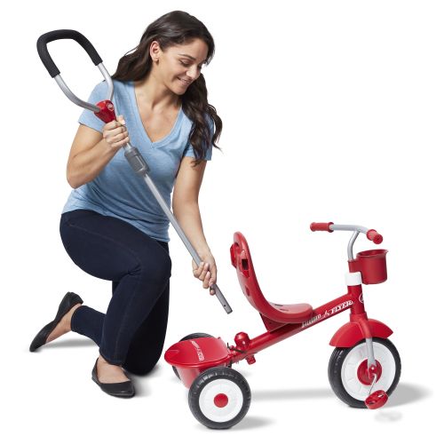  Radio Flyer, 4-in-1 Stroll n Trike, Grows with Child, Red