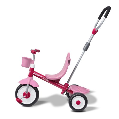  Radio Flyer, 4-in-1 Stroll n Trike, Grows with Child, Pink