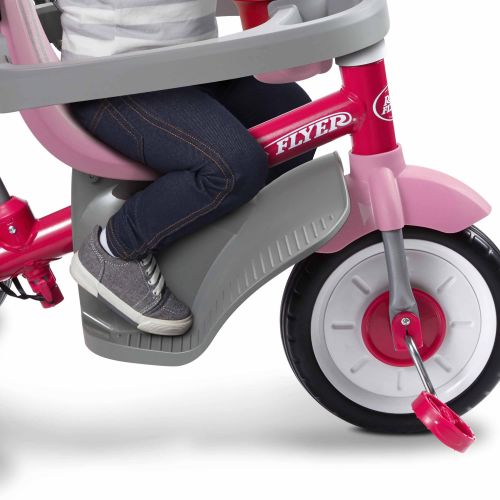  Radio Flyer, 4-in-1 Stroll n Trike, Grows with Child, Pink