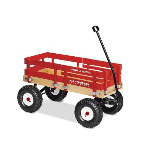  Radio Flyer All-Terrain Cargo Wagon, Red Wood