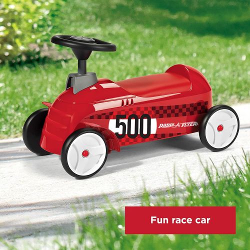  Radio Flyer 500 Ride-On with Ramp, Red