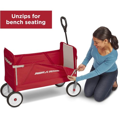  Radio Flyer 3-in-1 EZ Folding Wagon for kids and cargo