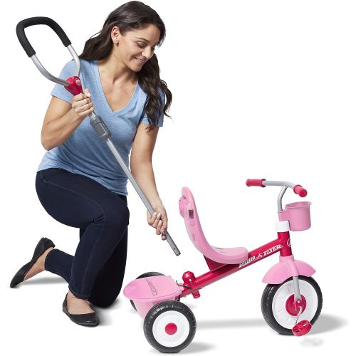  Radio Flyer 4-in-1 Stroll N Trike Pink