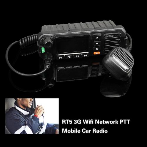  Radio-Tone RT5 3G WiFi Network PTT Mobile Car Radio Two-Way Radios Android Smartphone, Speaker for Smartphones