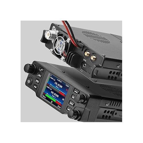  Radioddity DB40-D DMR & Analog 40W Mobile Radio with BT PTT & Earpiece, VHF UHF Dual Band Ham Amateur Radio with GPS/APRS, Cross-Band Repeater, SFR, Up to 500K ID Contacts, 4000 CH