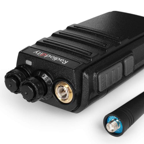  [아마존베스트]Radioddity GA-2S Long Range Walkie Talkies UHF Two Way Radio Rechargeable with Micro USB Charging + USB Desktop Charger + Air Acoustic Earpiece with Mic, 2 Pack