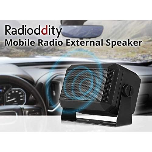  [아마존베스트]Radioddity CB Mobile Radio External Speaker, Mini Universal Portable 5W, 71 Power Cable, for Car Truck Vehicle 4 x 4, Compatible with Radioddity CB-27 Icom ID-5100 Yaesu FT-891 Mid