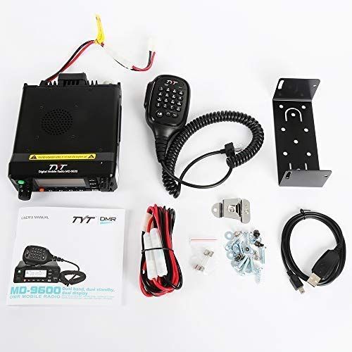  Radioddity TYT MD-9600 (No GPS) Dual Band 136-174MHz/400-480Mhz Digital Mobile Ham Radio VHF/UHF Car Amateur DMR Transceiver