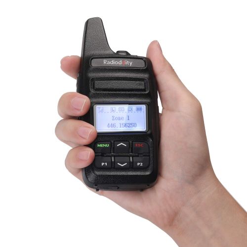  Radioddity GD-73A 2W Dual Time Slot DMR/Analog Two Way Radio, 2600mAh UHF Ham Amateur Radio, USB Charging & Programming, Compact Long Range Walkie Talkie, 2019 New