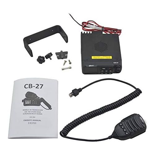  Radtel QYT CB-27 CB Mobile Radio 26.965-27.405MHz AMFM 1224V 4 W LCD Screen Shortware Citizen Band Multi-Norms Ham CB Mobile Radio CB 27