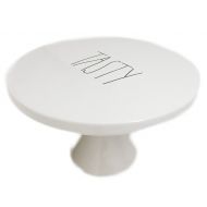 Rae Dunn By Magenta TASTY Ceramic Large Letter LL Cake Stand