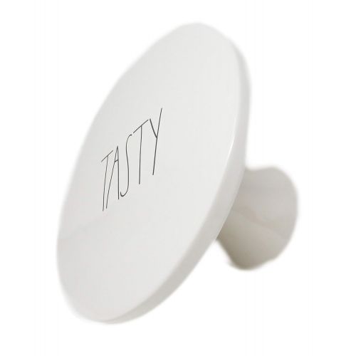  Rae Dunn By Magenta TASTY Ceramic Large Letter LL Cake Stand