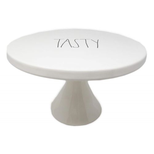  Rae Dunn By Magenta TASTY Ceramic Large Letter LL Cake Stand