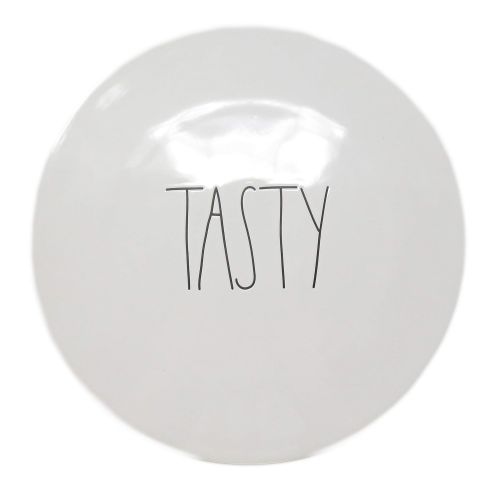  Rae Dunn By Magenta TASTY Ceramic Large Letter LL Cake Stand