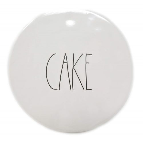  Rae Dunn By Magenta CAKE Ceramic Large Letter LL Cake Stand