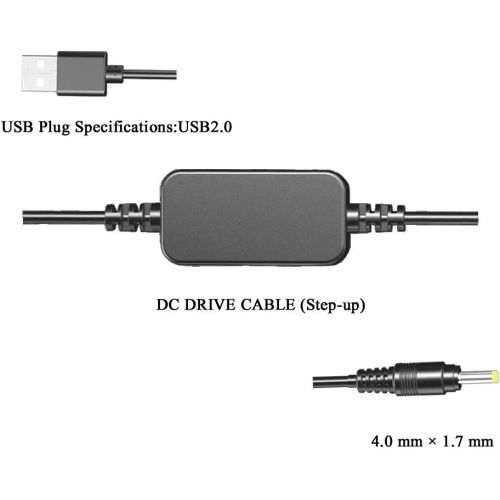  Raeisusp 5V USB Cable DC8.4V + NP-W126 CP-W126 Dummy Battery + QC3.0 Adapter Kit for Fujifilm X-PRO1 X-E1 X-E2 X-T1 T10 X-T2 X-A1 HS33 HS50 EXR