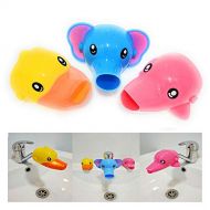 [아마존베스트]RafaLife Bath Toys - 3Pcs Faucet Extender, Animal Spout Sink Handle Extender for Toddlers Kids, Baby...