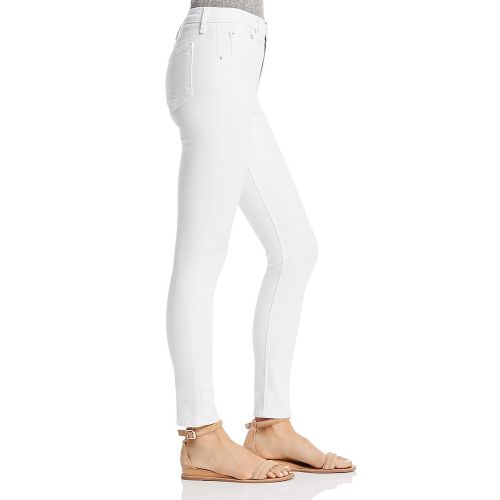  Rag & boneJEAN High-Rise Skinny Jeans in White