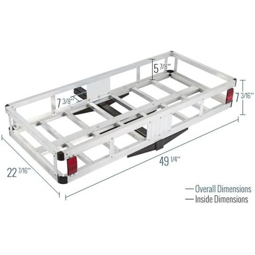  Apex HCCA-2249 48' Aluminum Cargo Carrier with 5/8' Hitch Pin