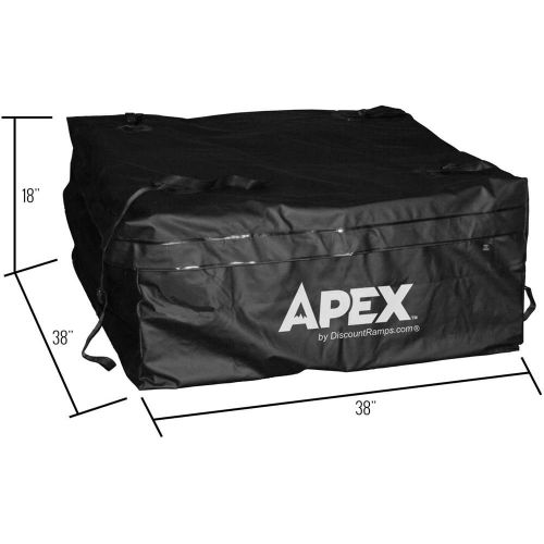  Rage Powersports Apex RBG-01 38 Large Soft-Side Vehicle Cargo Rack Bag - 15 Cubic Feet