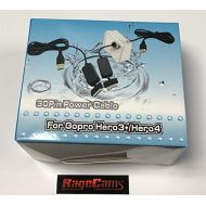 RageCams Underwater USB Powered Battery Eliminator - Waterproof Back Door for GoPro Hero4 & Hero3+ Hero2 Cameras (Dive HOUSING)