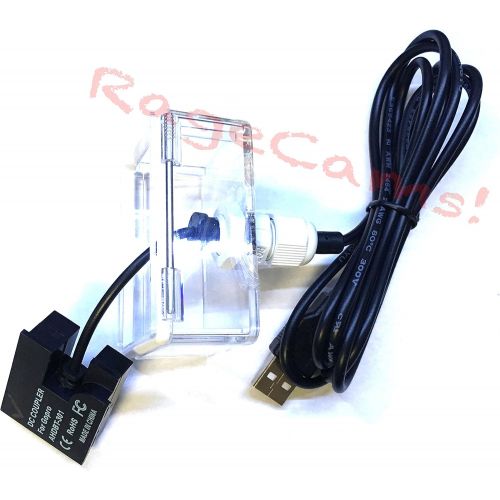  RageCams Underwater DC Coupler USB Powered Battery Eliminator - Waterproof Back Door for GoPro Hero3+ Cameras (Standard Slim HOUSING)