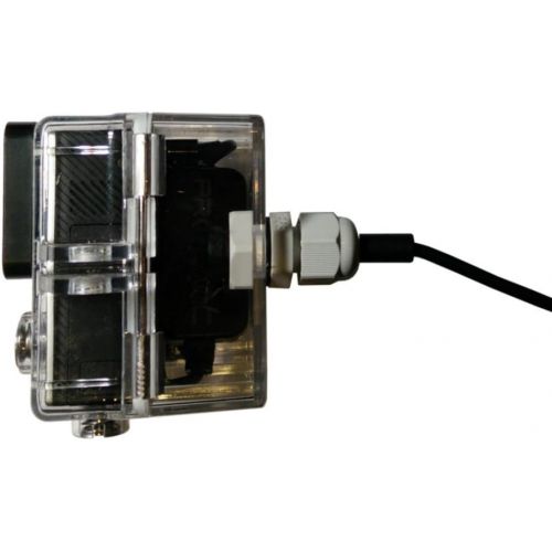  RageCams Underwater USB Powered Battery Eliminator - Waterproof Back Door for GoPro Hero4 & Hero3+ Cameras (Standard Slim HOUSING)